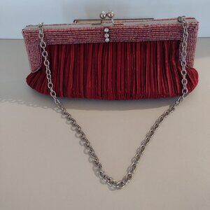 Red vintage evening purse/clutch